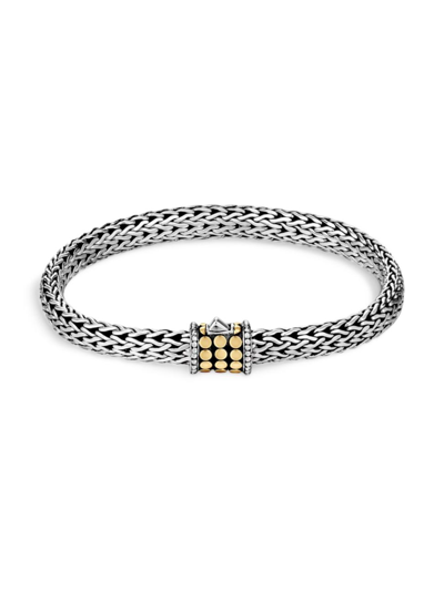 John Hardy Women's Dot Deco 18k Gold & Sterling Silver Bracelet