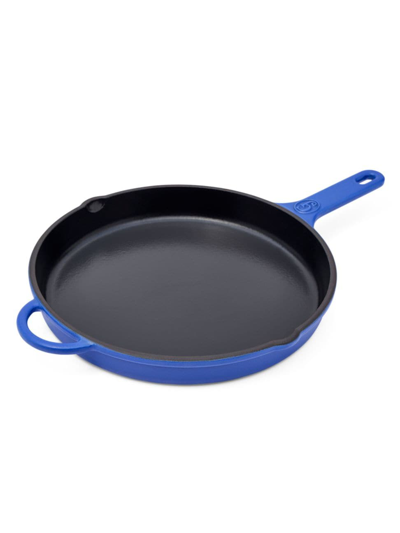 Great Jones King Sear 12-inch Cast Iron Skillet In Blueberry