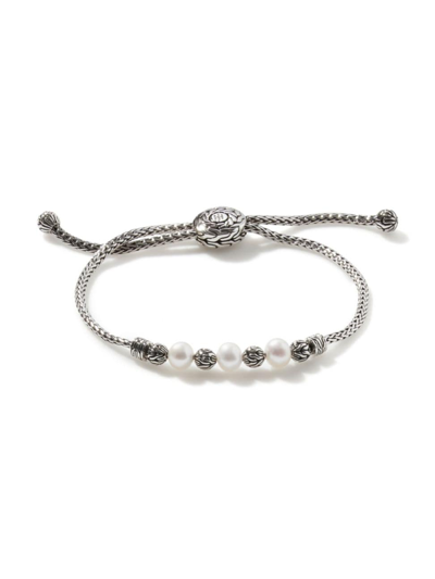 John Hardy Women's Classic Chain Sterling Silver & Freshwater Pearl Chain Bracelet