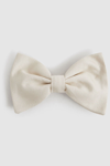 Reiss Ivory Boyle Grosgrain Silk Bow Tie, One Size