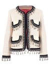 Dsquared2 Crystal-embellished Cropped Jacket