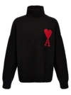 Ami Alexandre Mattiussi Ami De Caur Virgin Wool Turtleneck Sweater