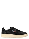 Autry Black Leather Medalist Sneakers