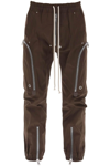 Rick Owens Bauhaus Cargo Pants In Brown