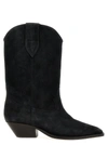 Isabel Marant Ankle Boots In Luxurious Calf Velvet Leather With Sleek Design And Quality Finish