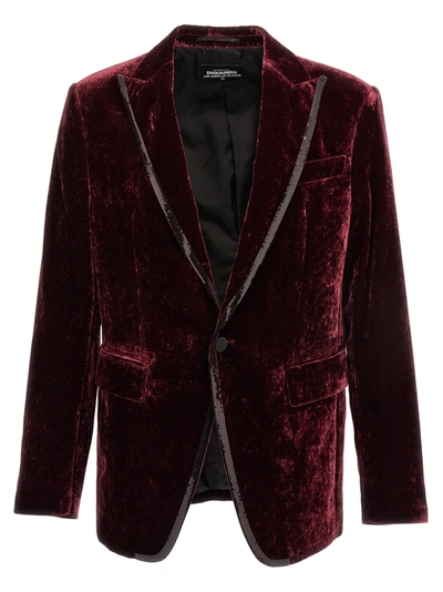 Dsquared2 L.a. Jackets Bordeaux In Dark Red