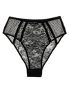 Dolce & Gabbana Lace Briefs High-waist Design Sheer Fabric