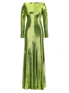 PHILOSOPHY SEQUIN LONG DRESS DRESSES GREEN