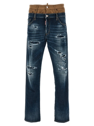 Dsquared2 Skinny Twin Pack Jeans Blue
