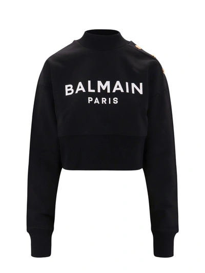 Balmain Sweatshirt  Woman Color Black In White