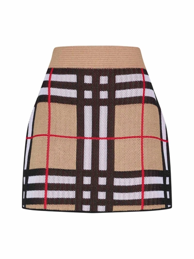 Burberry Skirt In Archive Beige