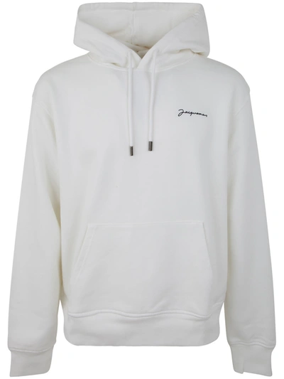 Jacquemus Le Sweatshirt Brode In White