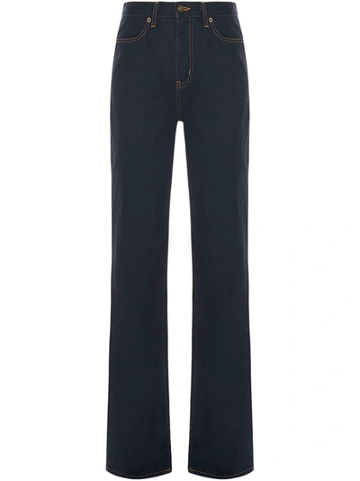 Saint Laurent Janice Jeans In Blue