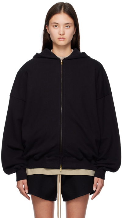 Fear Of God Black Eternal Hoodie In 001 Black