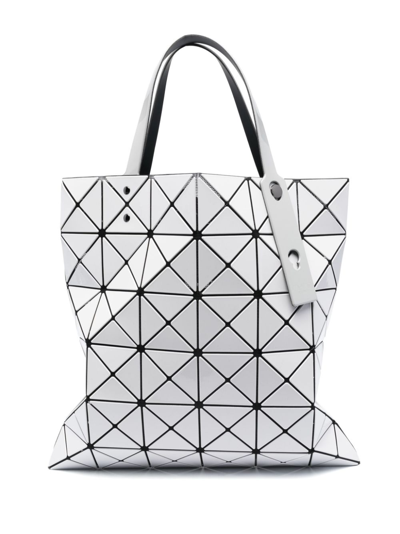 Bao Bao Issey Miyake Lucent Geometric-panelled Tote Bag In Gray