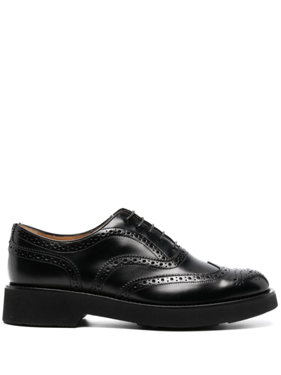 Church's Burwood Leather Oxford Brogues In Black