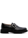CHURCH'S BUCKLED POLISHED-LEATHER LOAFERS
