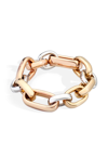 Pomellato 18kt Rose, Yellow And White Gold Iconica Chain Bracelet