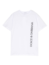 Dolce & Gabbana Logo-print Cotton T-shirt In White