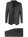 Tagliatore Single-breasted Suit In Grey