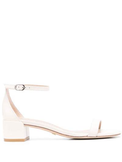 Stuart Weitzman Nudist June Sandals In White