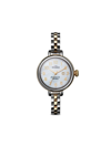 Shinola Birdy Round Watch In Silver/bedrock Mop/gold