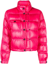 Moncler Anras Quilted Ripstop Down Jacket In Pink