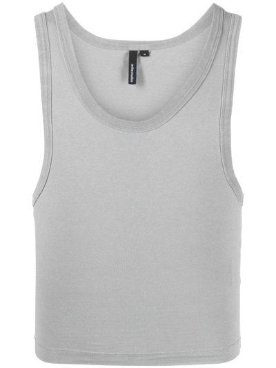 Entire Studios Scoop-neck Tank Top In Grey