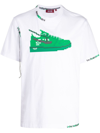 MOSTLY HEARD RARELY SEEN 8-BIT SNEAKER-PRINT COTTON T-SHIRT