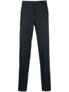 CANALI MID-RISE WOOL TAILORED TROUSERS