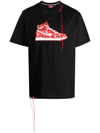 MOSTLY HEARD RARELY SEEN 8-BIT SNEAKER-PRINT COTTON T-SHIRT