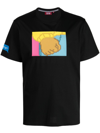 MOSTLY HEARD RARELY SEEN 8-BIT FIST GRAPHIC-PRINT T-SHIRT