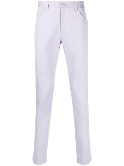 Maison Margiela Straight-leg Chino Trousers In Purple