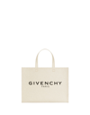 GIVENCHY SMALL G-TOTE BAG IN NATURAL BEIGE CANVAS