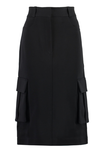GIVENCHY TECHNICAL FABRIC SKIRT