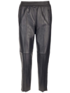 GOLDEN GOOSE NAPPA LEATHER JOGGER PANTS