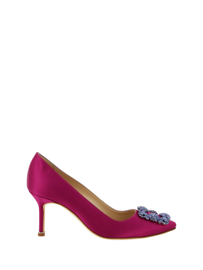 Manolo Blahnik Hangisi Pumps In Pink