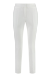 PESERICO STRETCH GABARDINE CIGARETTE TROUSERS