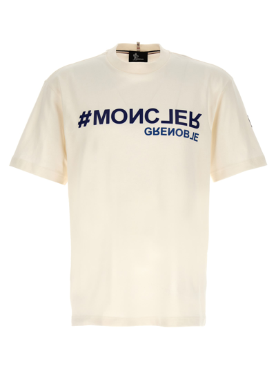 Moncler Logo T-shirt White In Blanc