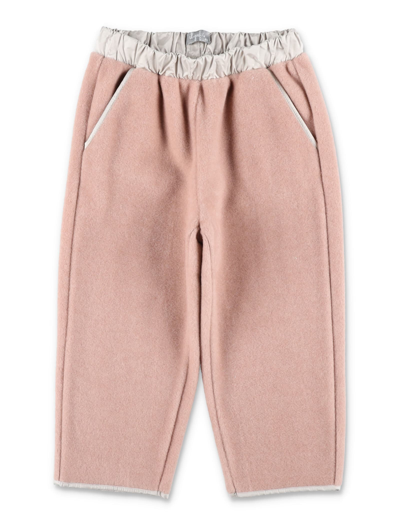 Il Gufo Kids' Pants Pile In Pink