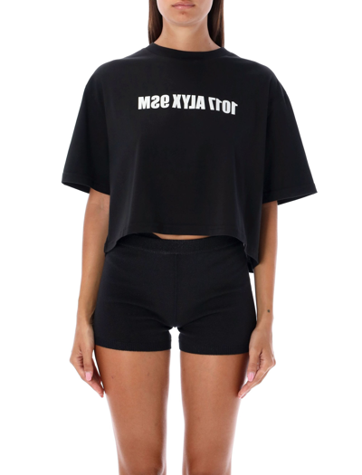 Alyx Cropped T-shirt In Black