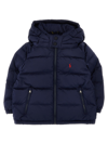 Polo Ralph Lauren Quilted Down Jacket In Blue