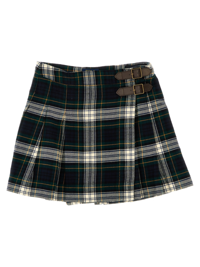 Polo Ralph Lauren Check Skirt In Multi