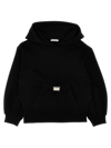 Dolce & Gabbana Logo-plaque Cotton Hoodie In Black