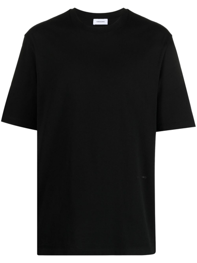 Ferragamo Logo-print Cotton T-shirt In Black
