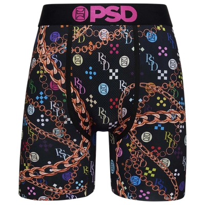 Psd Mens  Multi Luxe Underwear In Black/multi