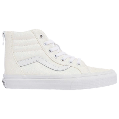 Vans Kids' Boys  Sk8 Hi Zip Pastel In White/silver