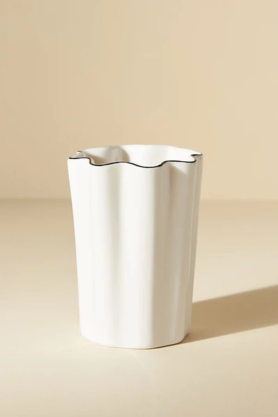 Anthropologie Le Marais Bath Tumbler In White