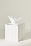 Anthropologie Le Marais Tissue Box In White