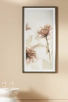 ANTHROPOLOGIE PEARLY FLOWERS WALL ART